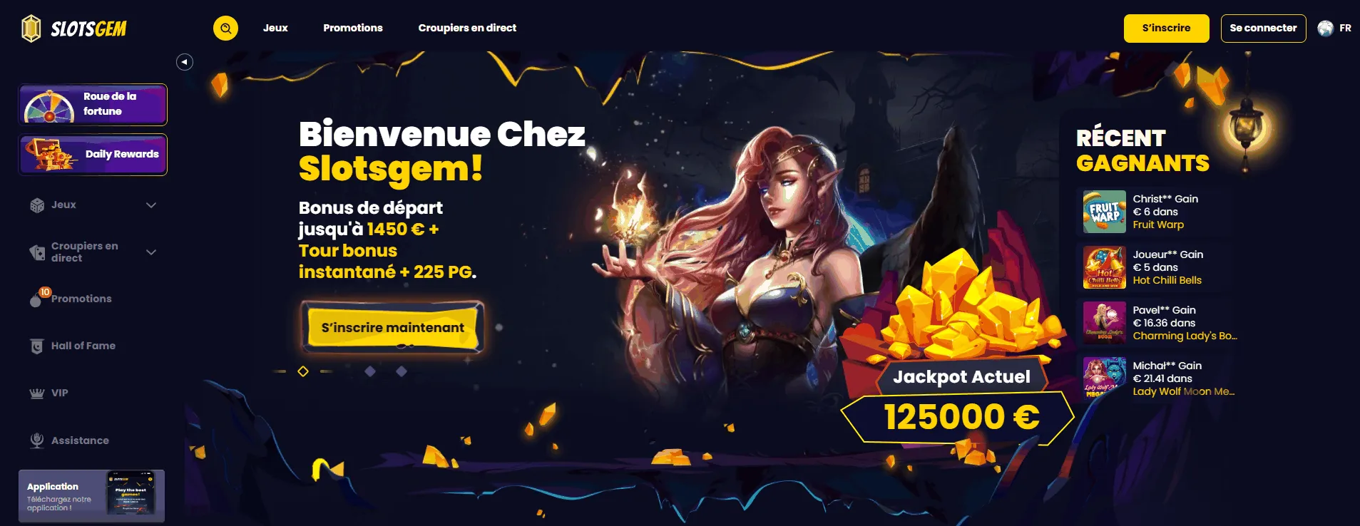 Casino en ligne SlotsGem